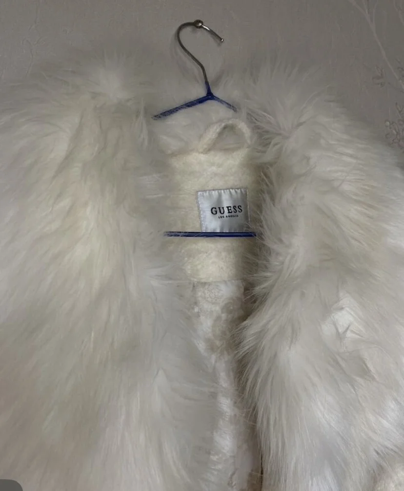 Пальто Guess белое оригинал XS (42) - миниатюра 5