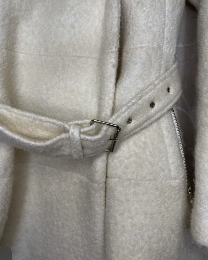 Пальто Guess белое оригинал XS (42) - миниатюра 6
