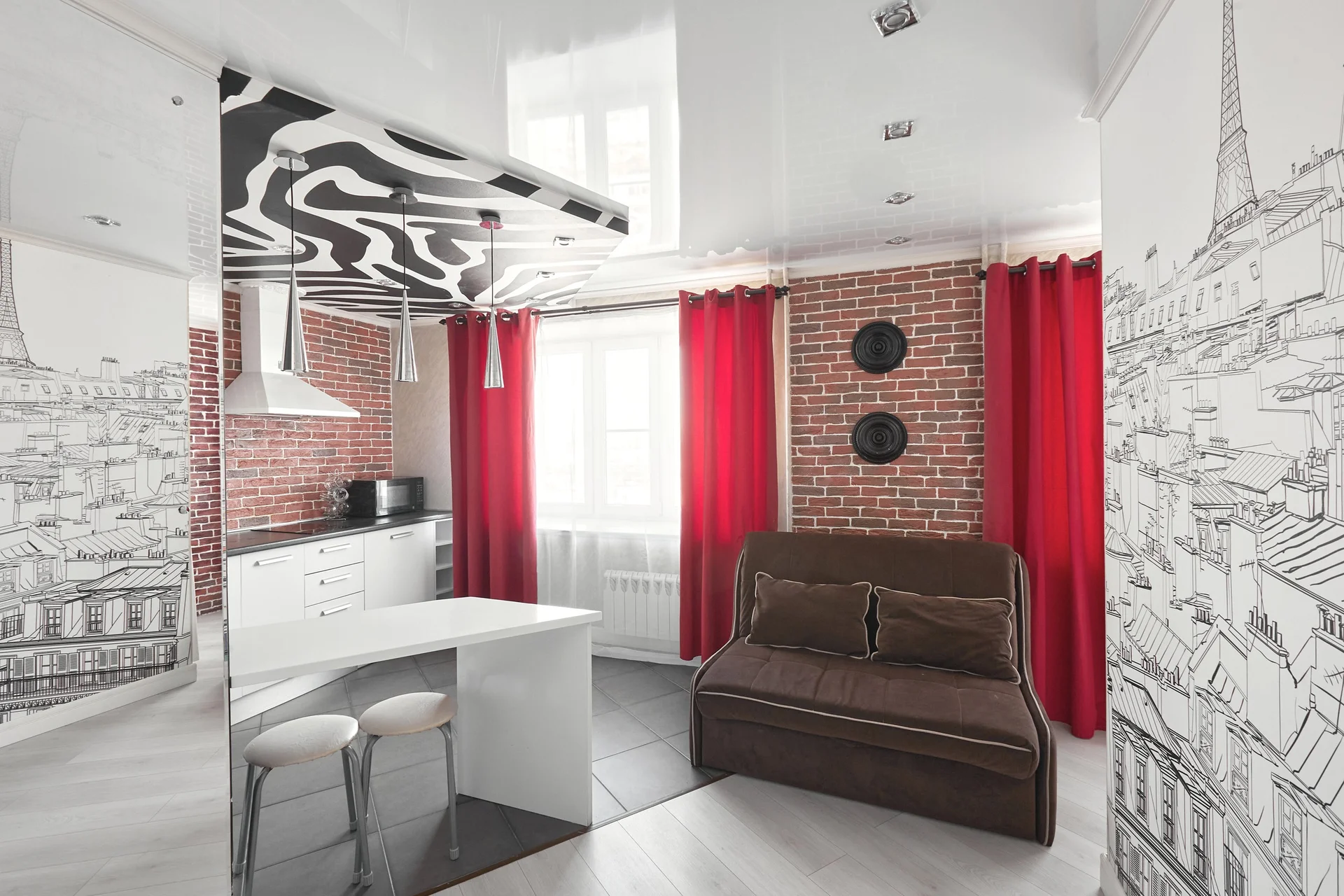 Квартира-студия, 30 м², 2 кровати - изображение 1