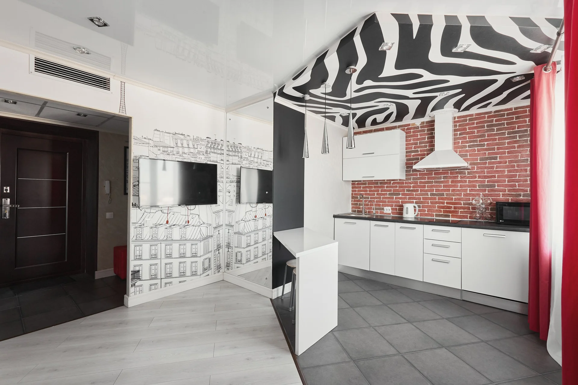 Квартира-студия, 30 м², 2 кровати - миниатюра 7