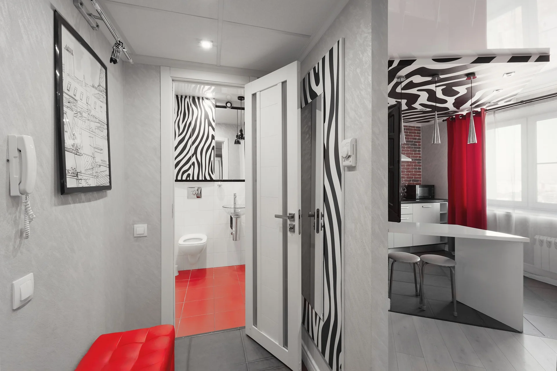 Квартира-студия, 30 м², 2 кровати - миниатюра 9