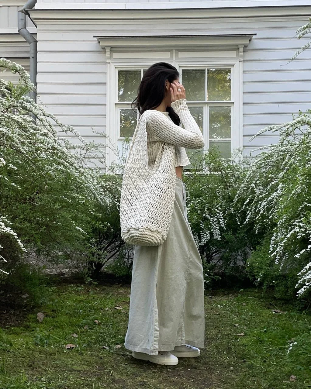 Сумка-шоппер плетенный Daisyknit - миниатюра 2