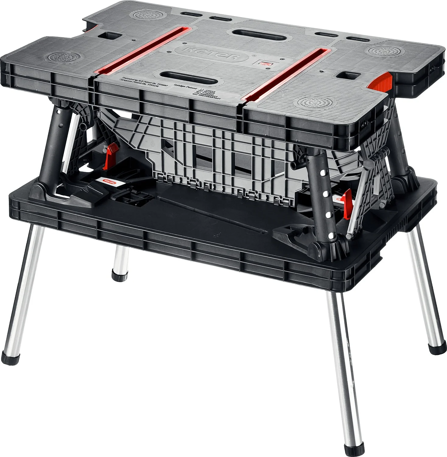 KETER FOLDING 850х550х755 мм, складной столярный верстак (38730) - изображение 1