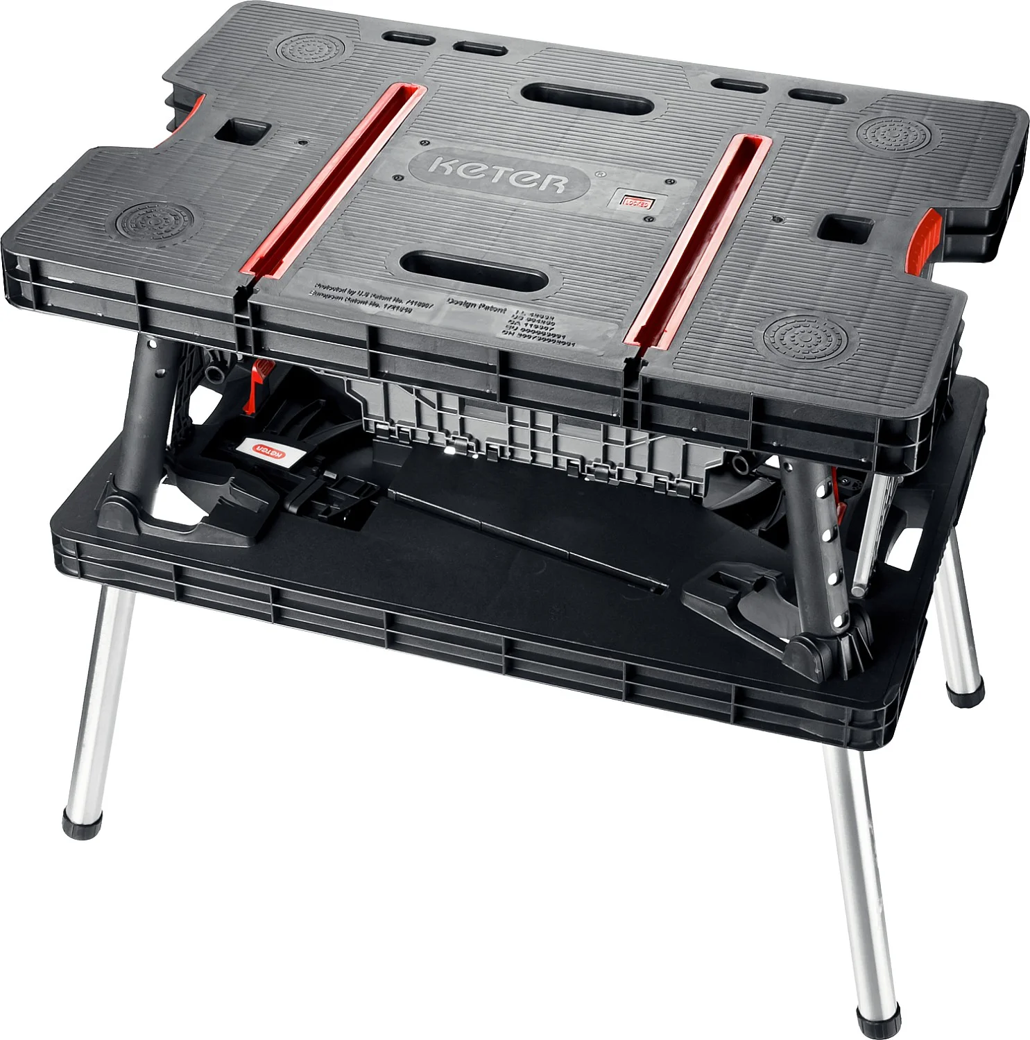 KETER FOLDING 850х550х755 мм, складной столярный верстак (38730) - миниатюра 4