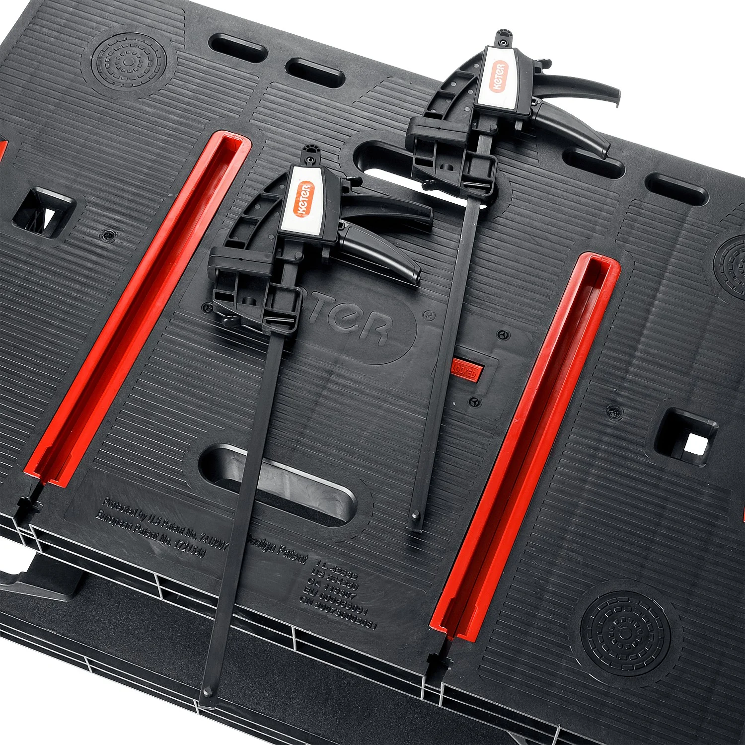 KETER FOLDING 850х550х755 мм, складной столярный верстак (38730) - миниатюра 6
