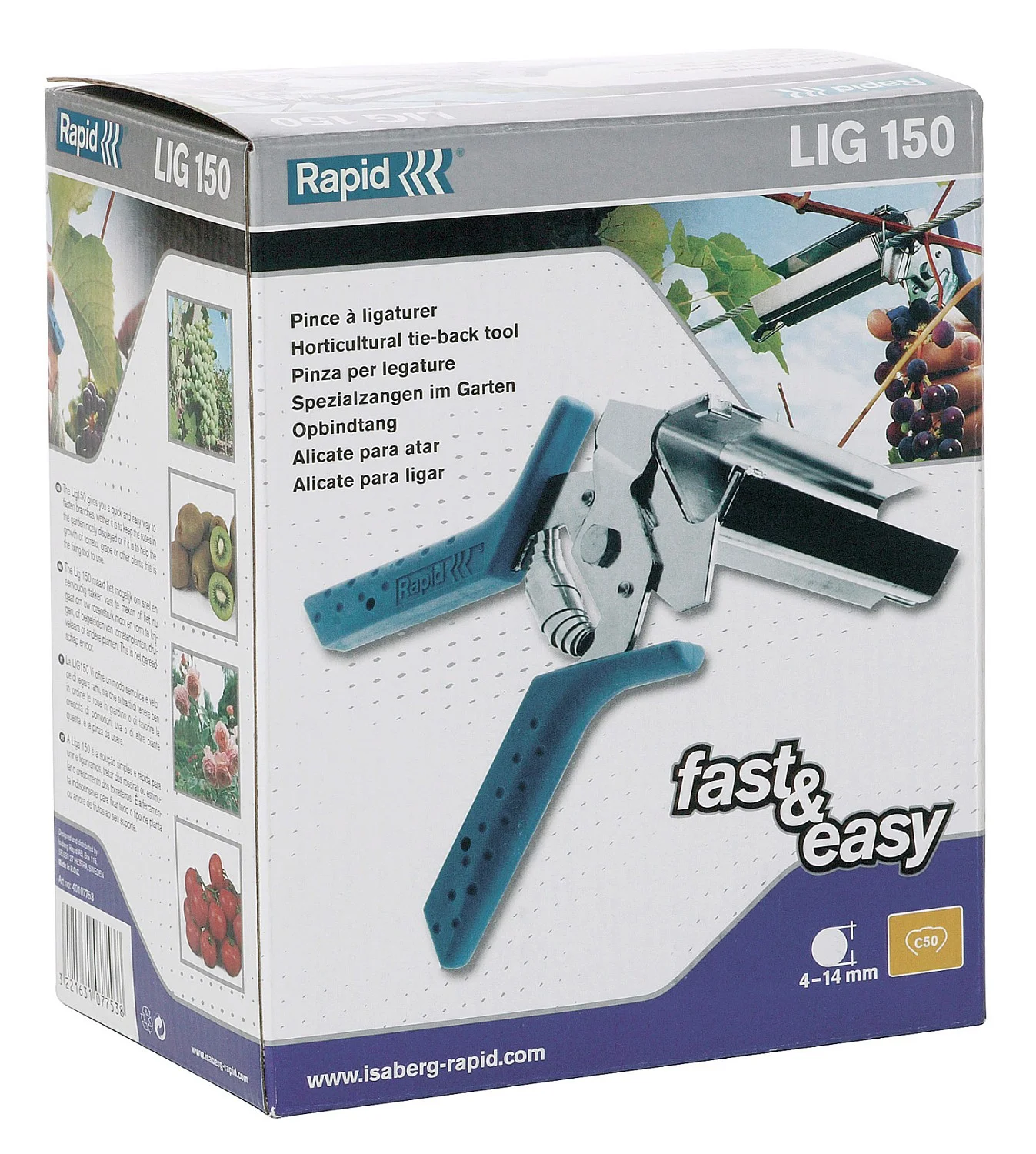 RAPID R:Plier LIG 150 Vine, профессиональный кольцевой плайер для травмобезопасного крепления растен - миниатюра 6