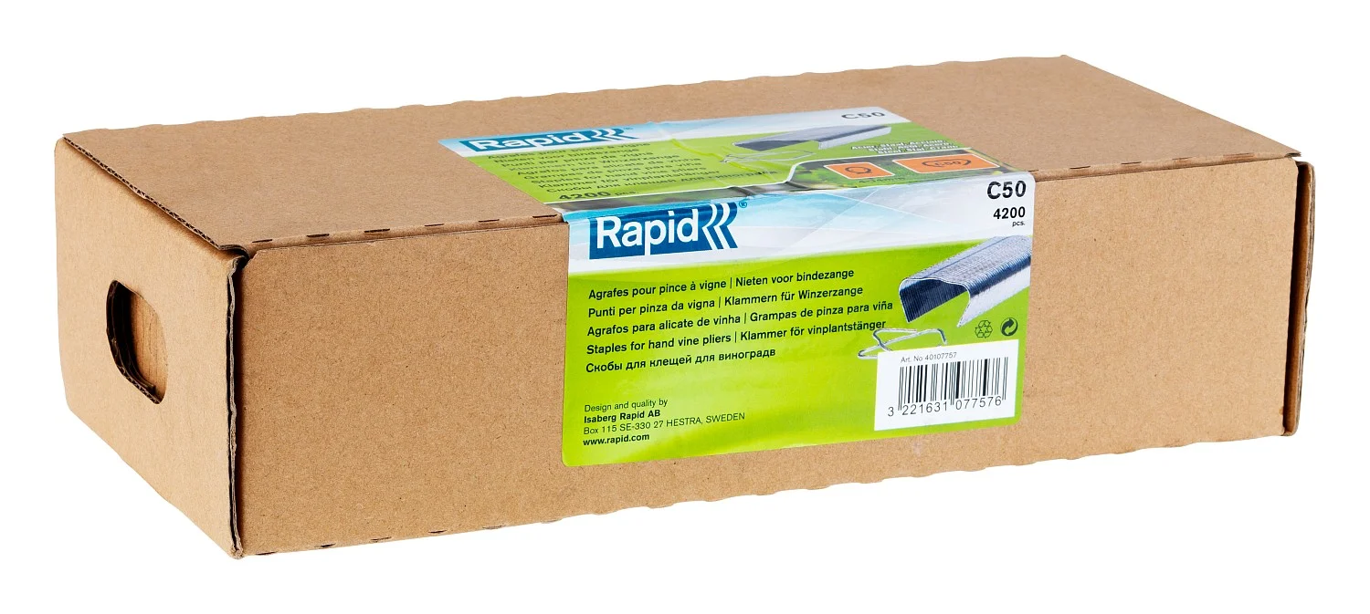 RAPID С50, 4 - 14 мм, 4200 шт, кольцевые профессиональные скобы для LIG150 (40107757) - миниатюра 5