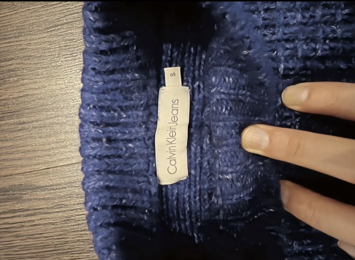 Свитер шерстяной мужской Calvin Klein - миниатюра 3
