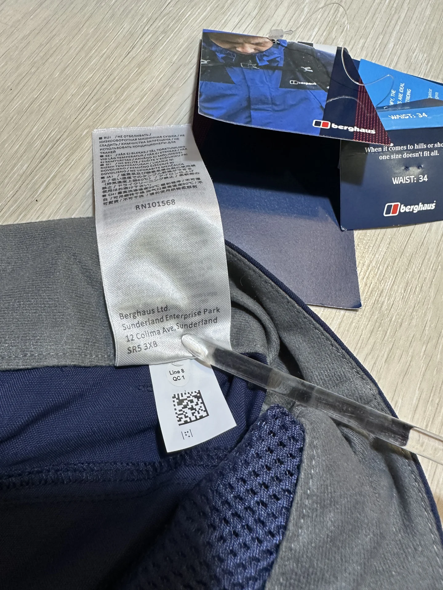 Туристические мужские шорты Berghaus 34 - миниатюра 11