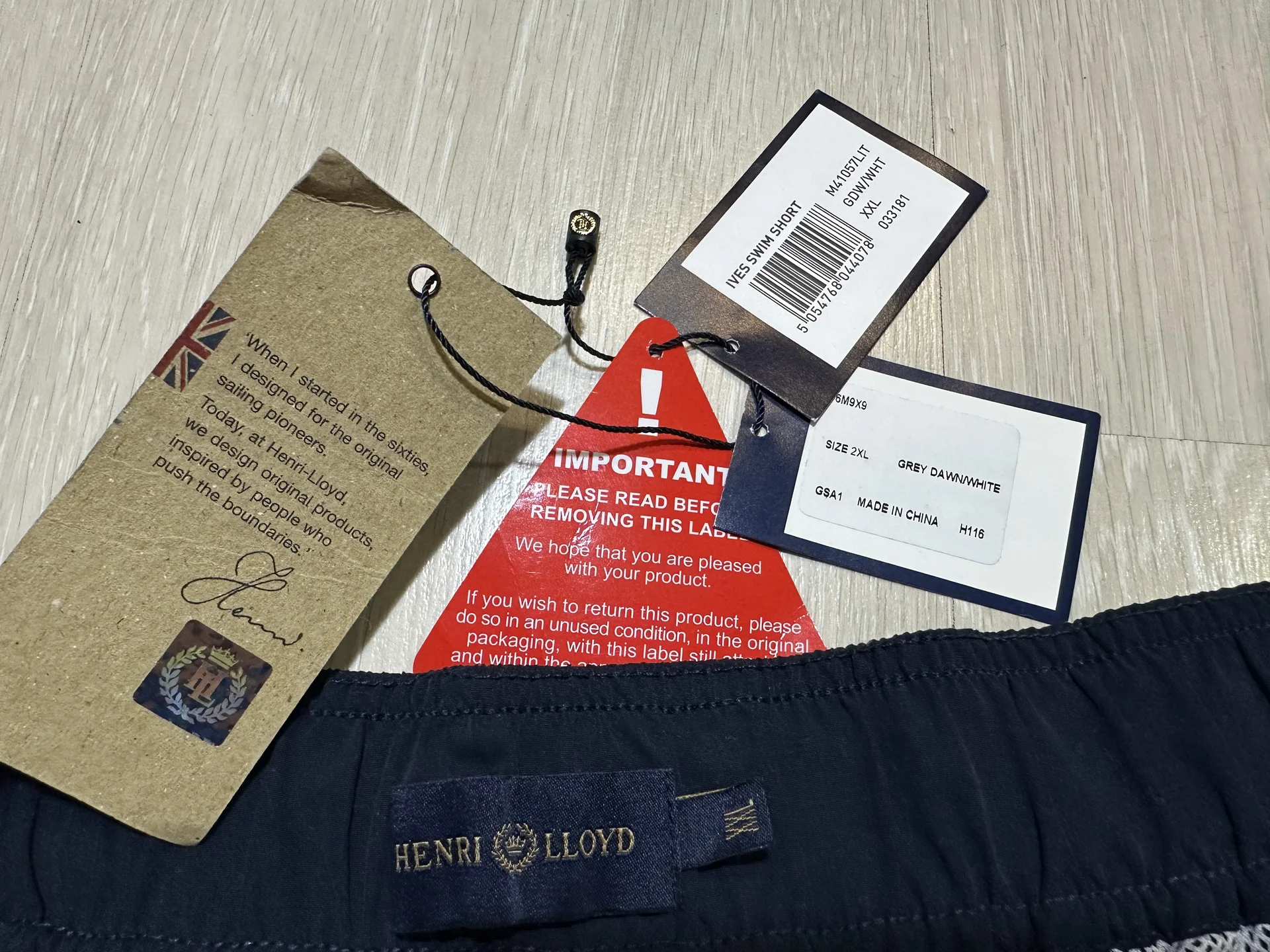 Плавательные шорты Henri Lloyd XXL - миниатюра 4
