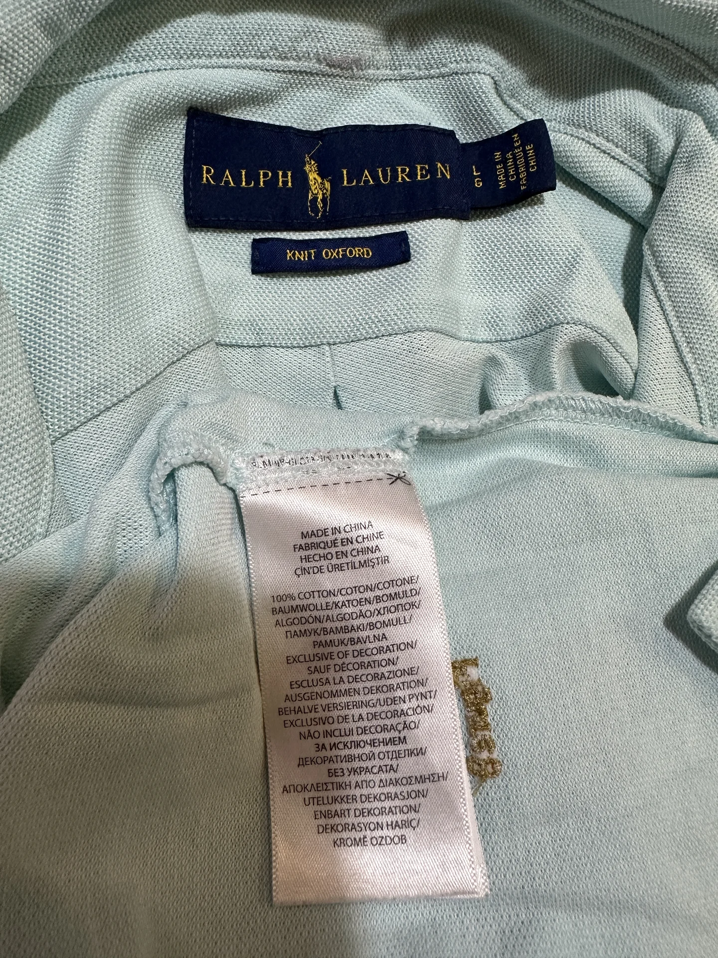 Поло Ralph Lauren L KNIT OXFORD - миниатюра 3