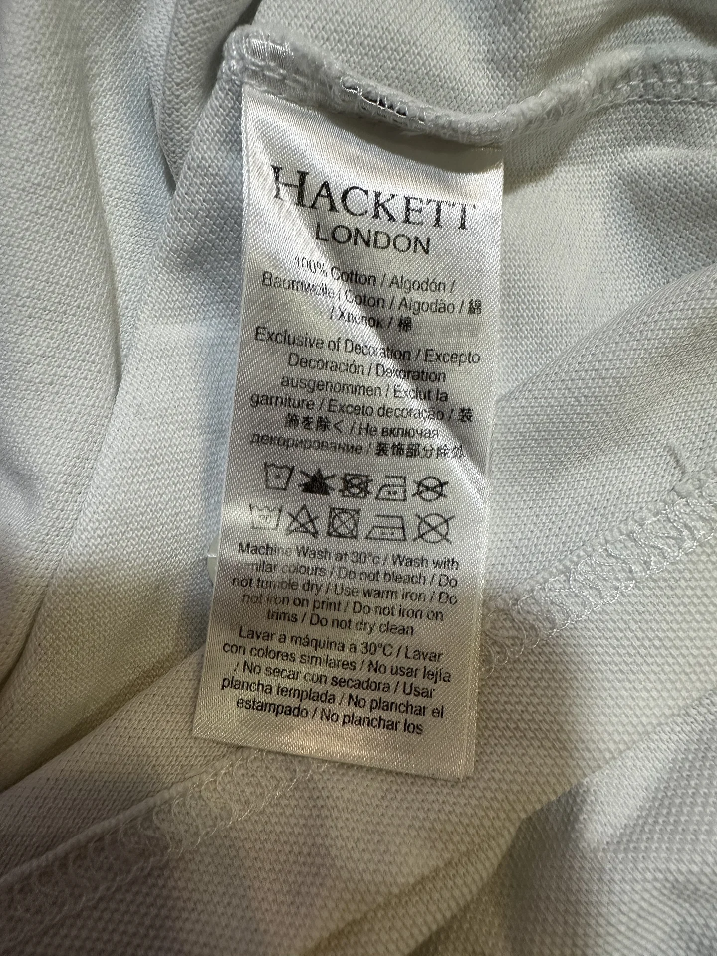 Поло детское Hackett London S/M Kids - миниатюра 7