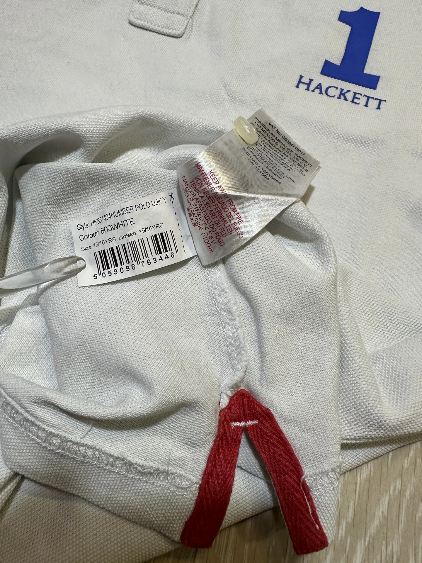 Поло детское Hackett London S/M Kids - миниатюра 8