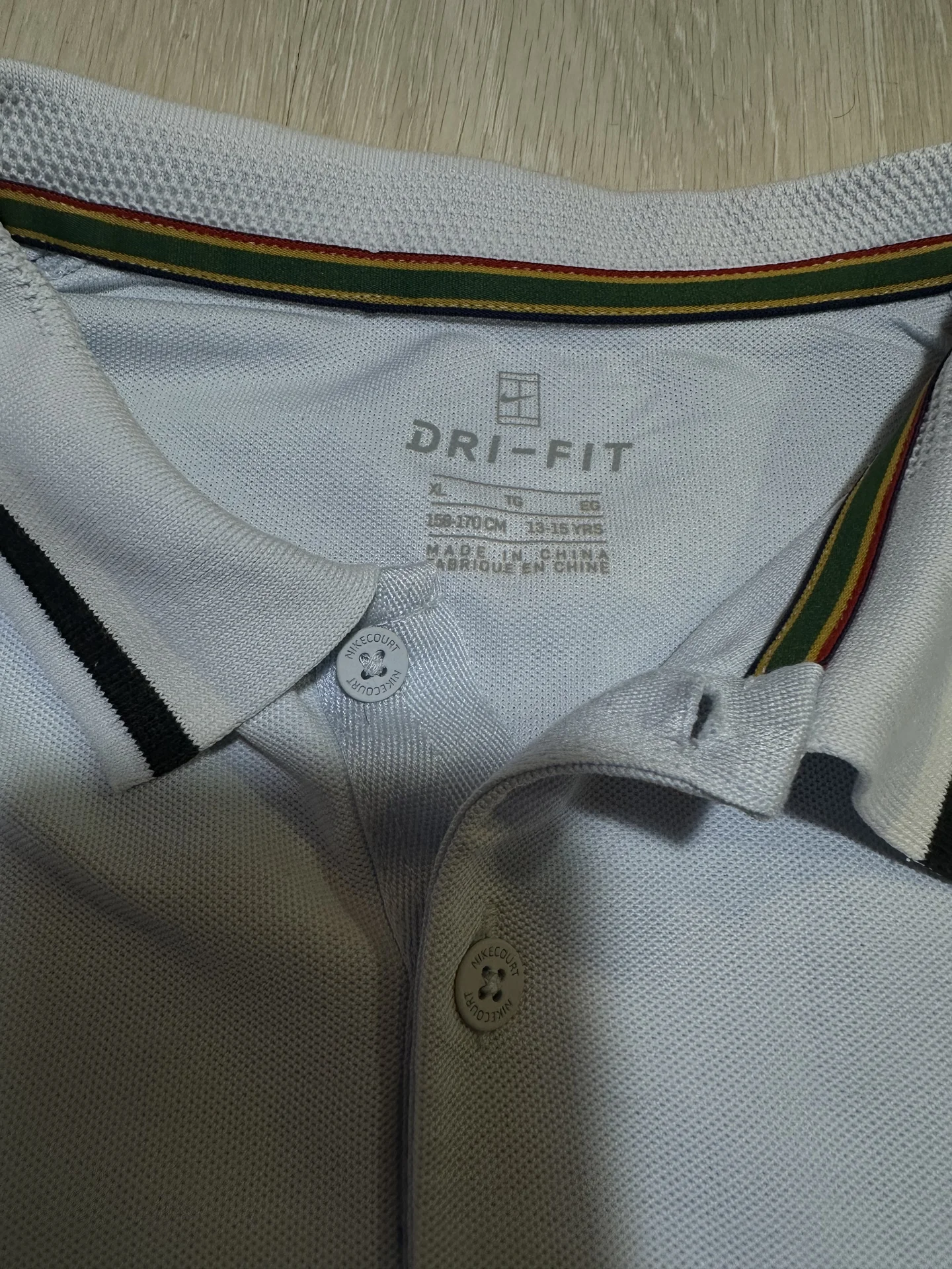 Поло Nike Court Polo Dri-Fit junior детская XL - миниатюра 3