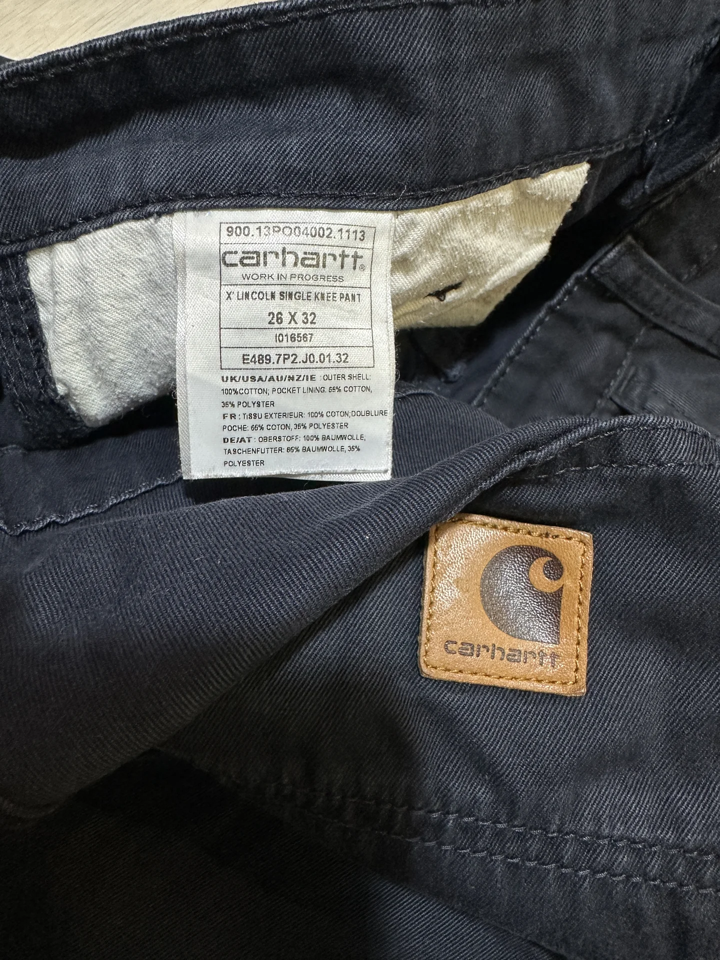 Carhartt WIP Lincoln Single Knee 26х32 - миниатюра 4