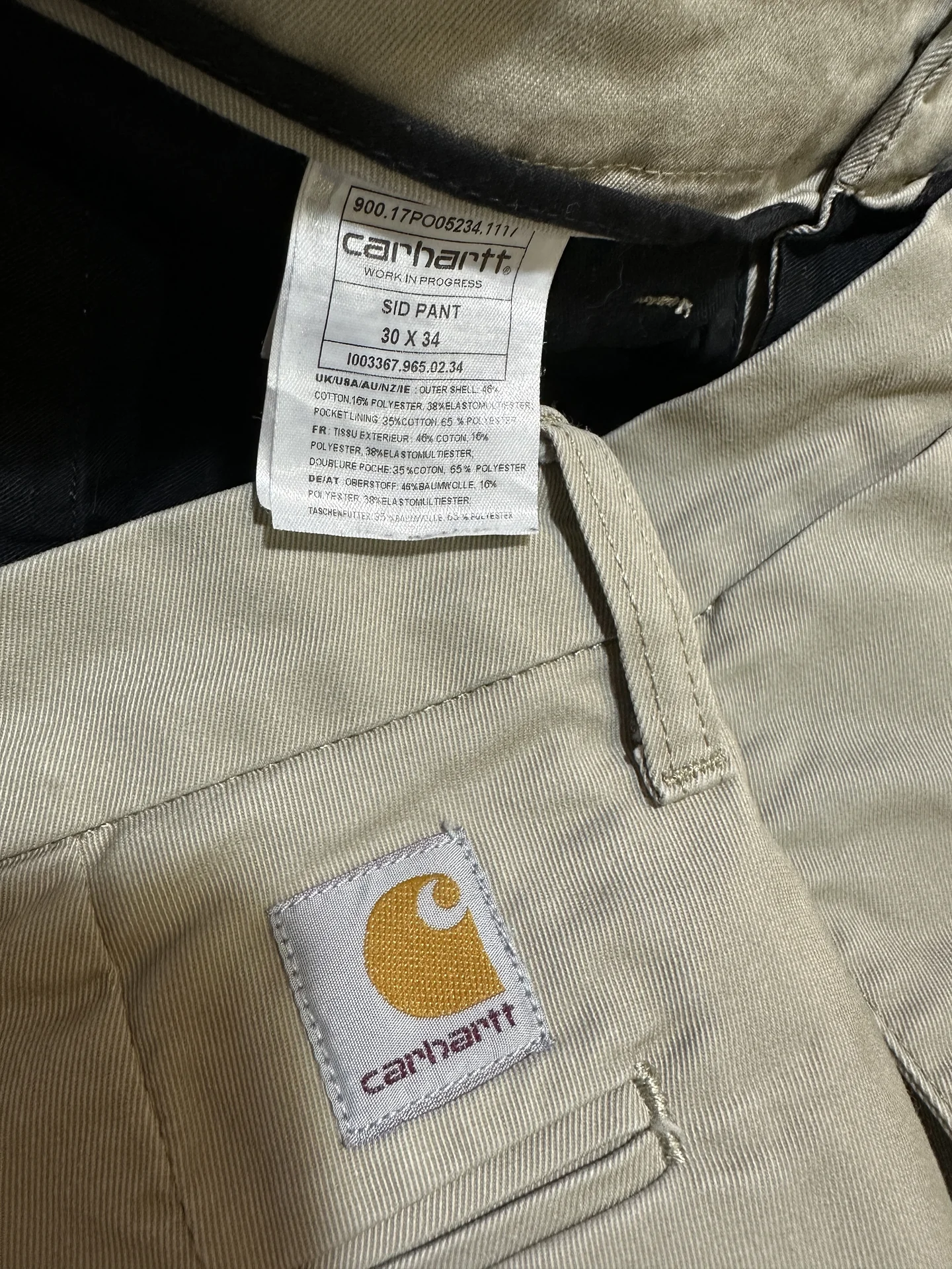 Штаны Carhartt WIP Sid Pant 30x34 - миниатюра 2