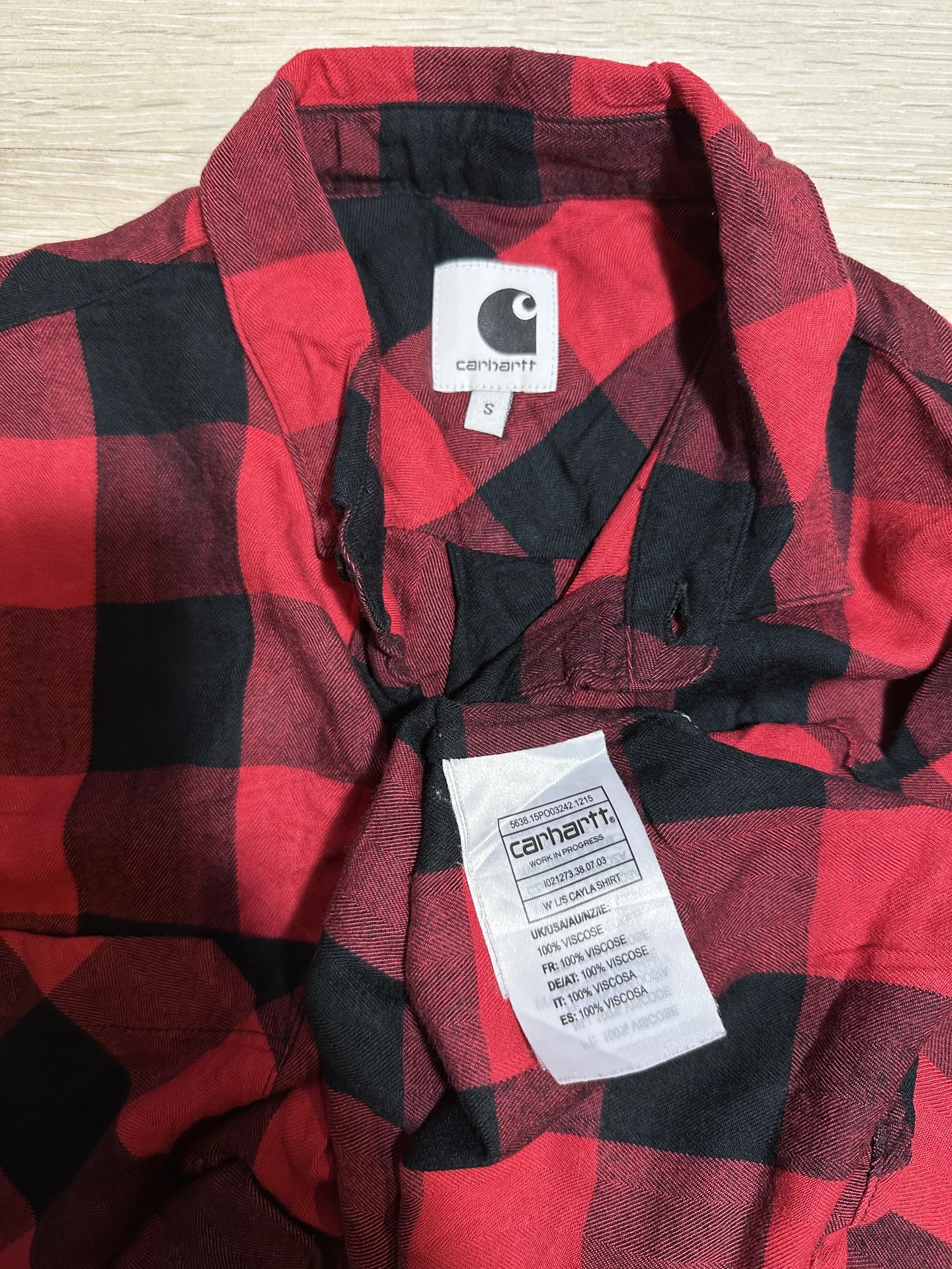 Женская рубашка Carhartt S - миниатюра 2
