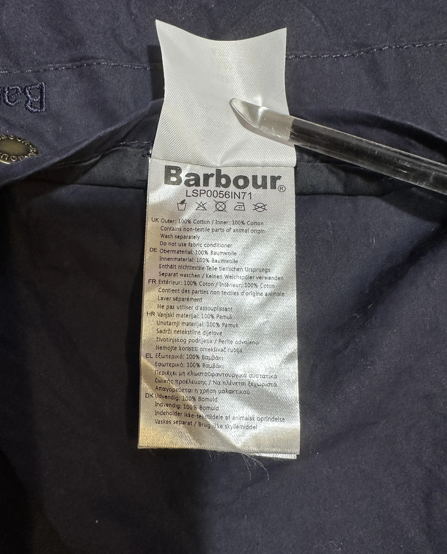 Женский Плащ Barbour Clevedon Showerproof size 10М - миниатюра 4