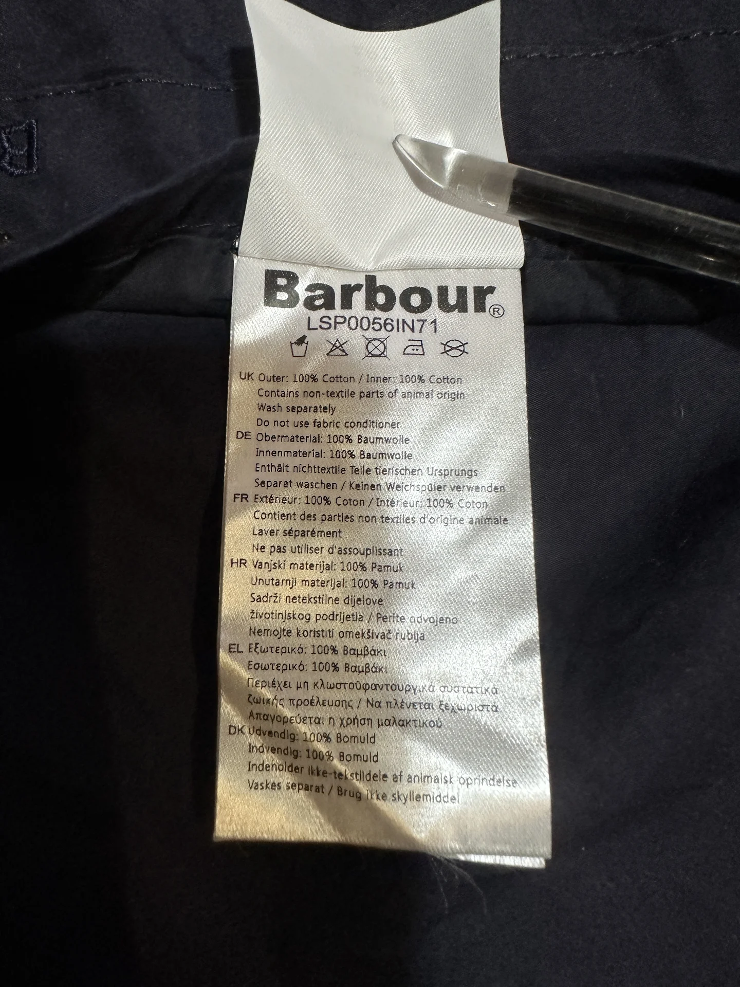 Женский Плащ Barbour Clevedon Showerproof size 10М - миниатюра 5