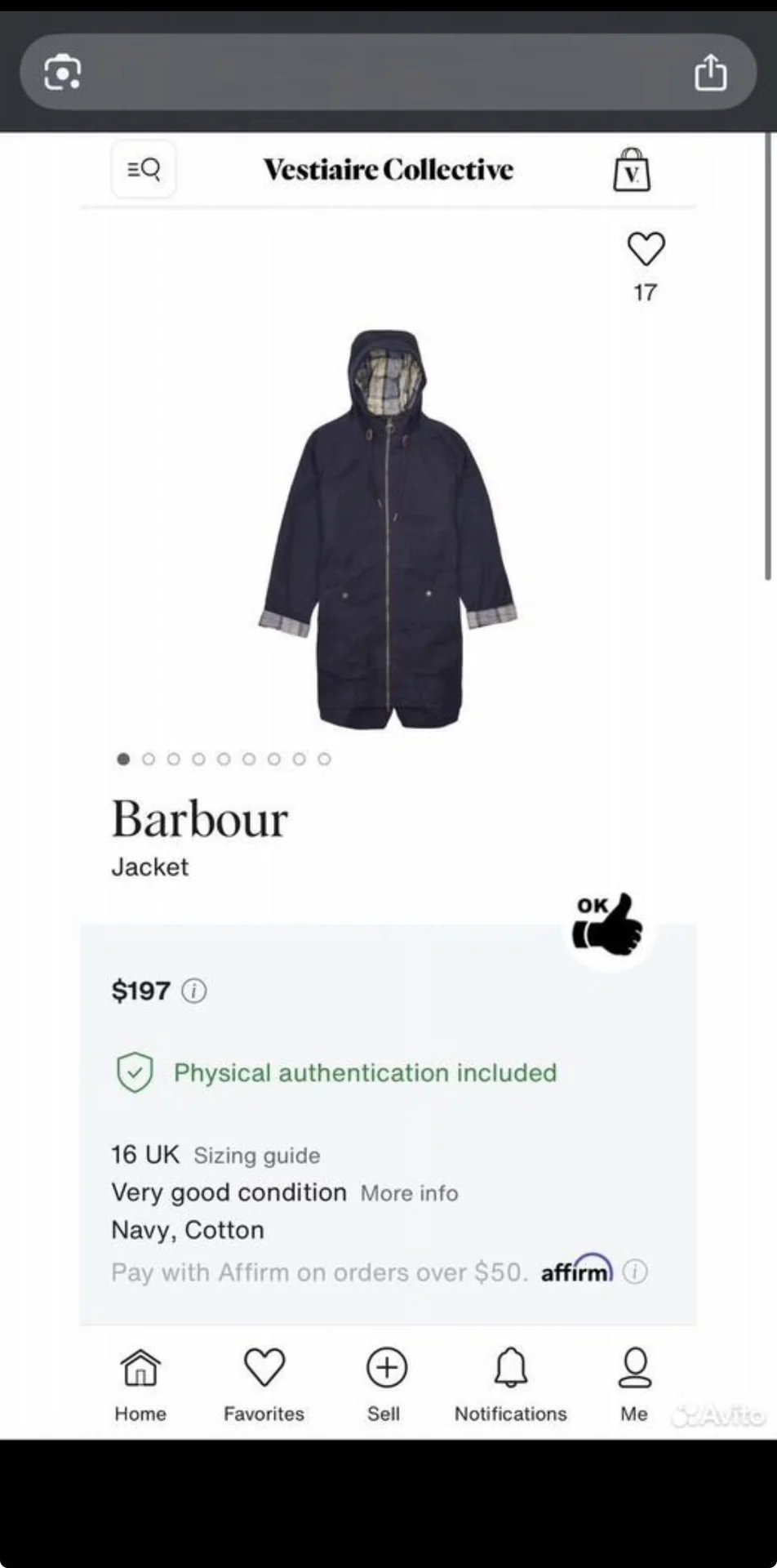 Женский Плащ Barbour Clevedon Showerproof size 10М - миниатюра 10