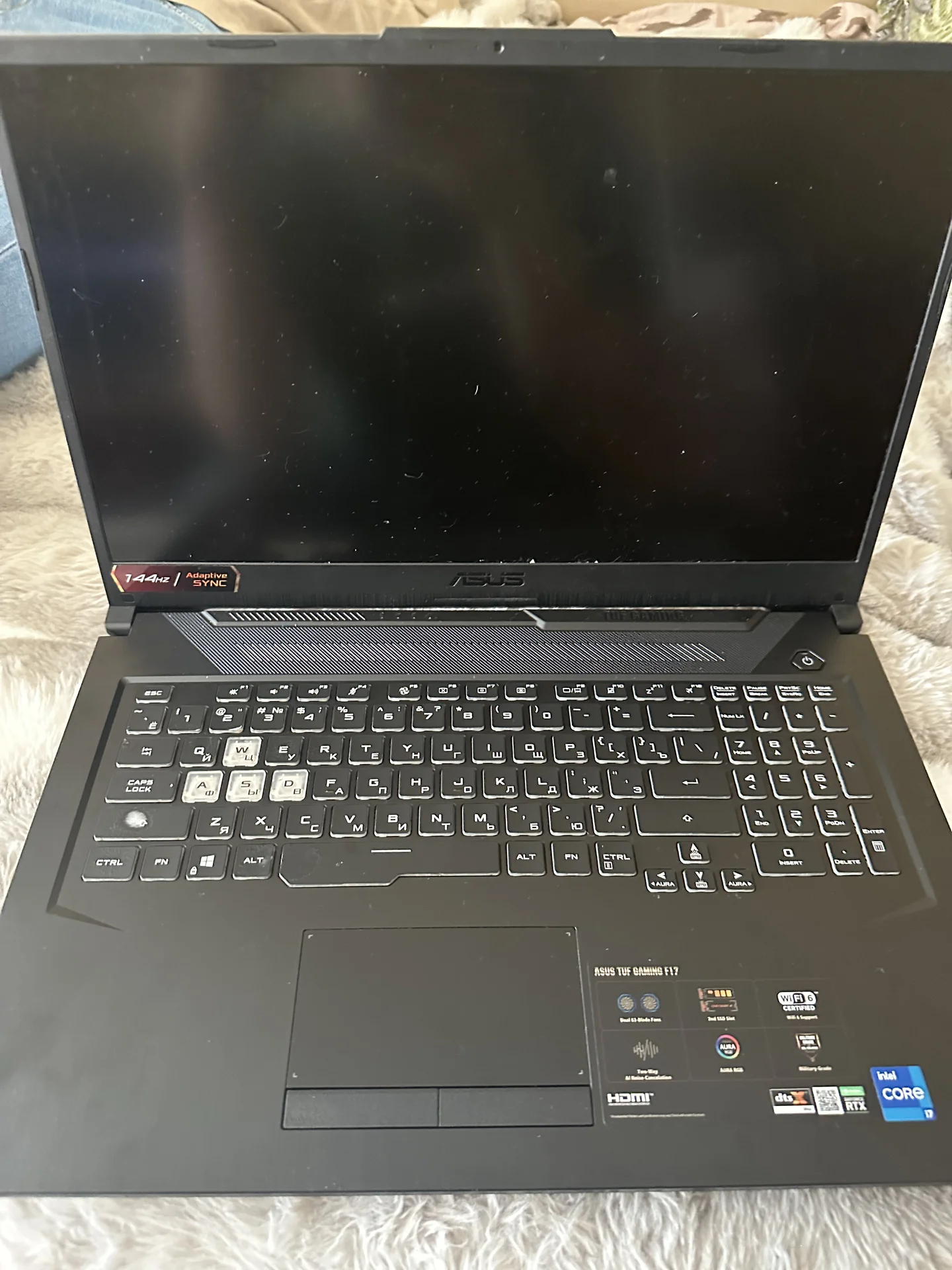 Игровой ноутбук Asus tuf gaming f17 - миниатюра 2