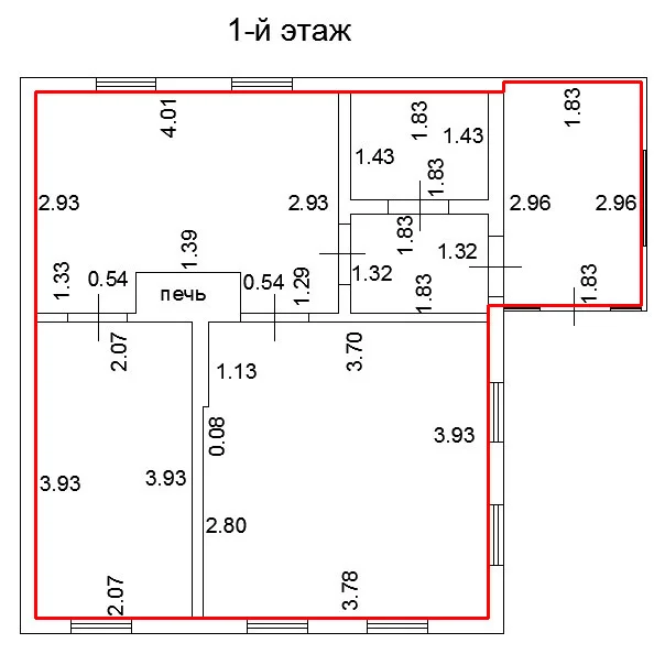 Дом 39.9 кв. м, на участке 6 соток - миниатюра 3
