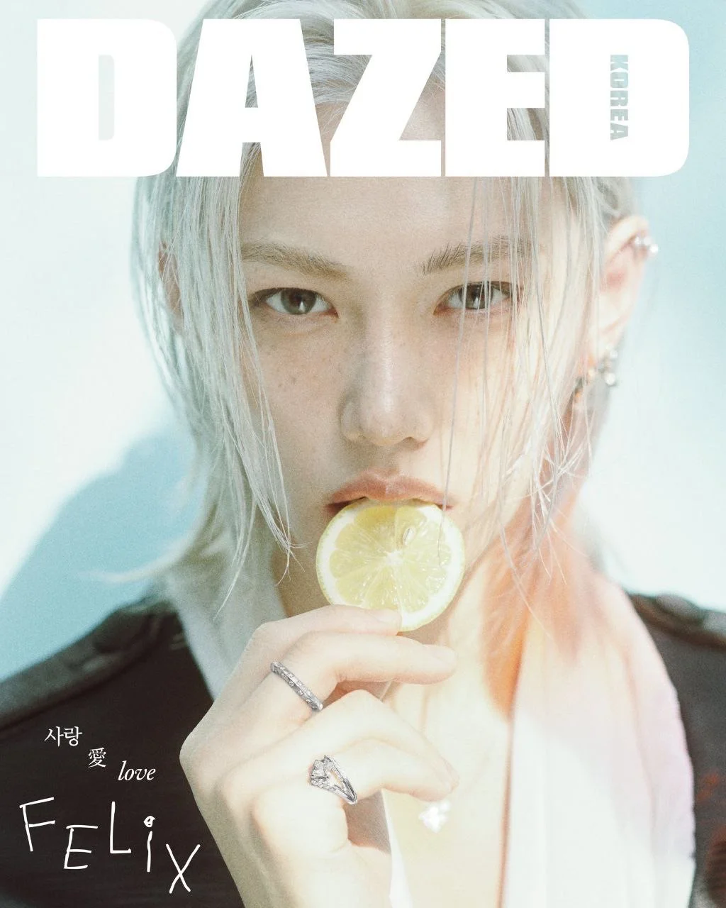 Журналы Felix Hyunjin Elle Dazed феликс хенджин - миниатюра 5