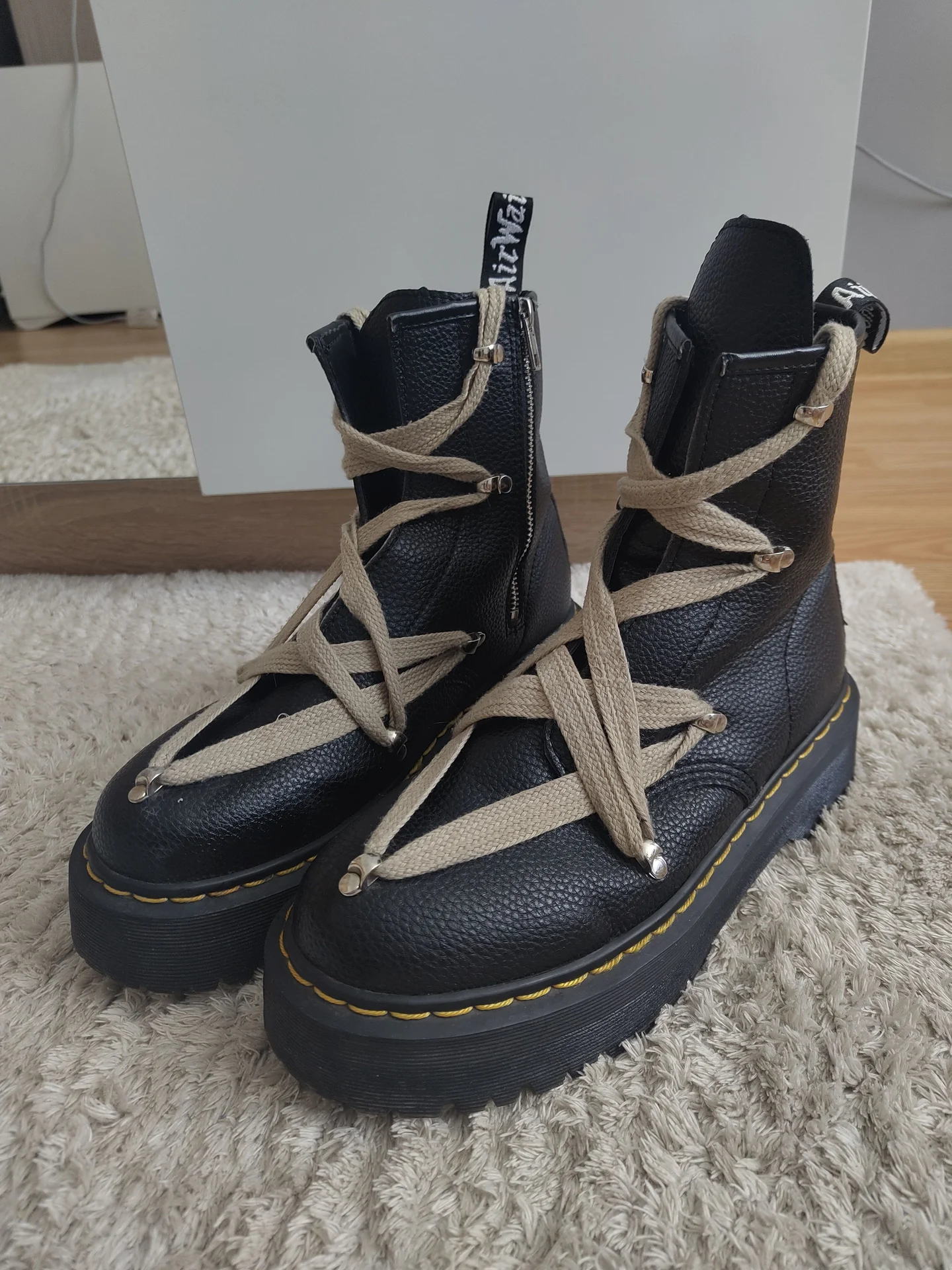 Dr martens ботинки rick owens - миниатюра 3