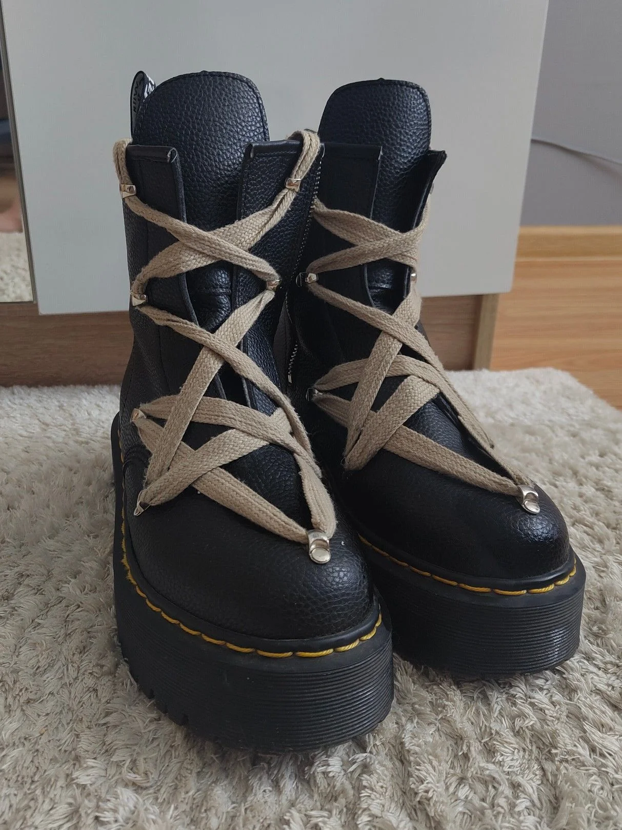 Dr martens ботинки rick owens - миниатюра 4