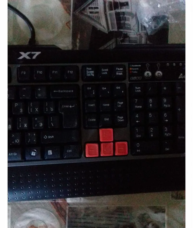 Игровая клавиатура А4тесн G800MU - миниатюра 6