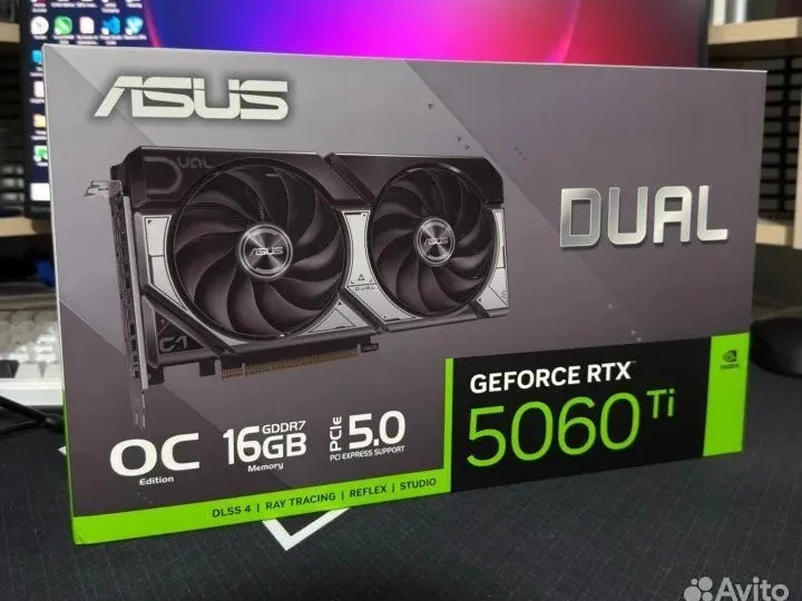 Asus GeForce RTX 5060Ti 16GB OC Dual - изображение 1