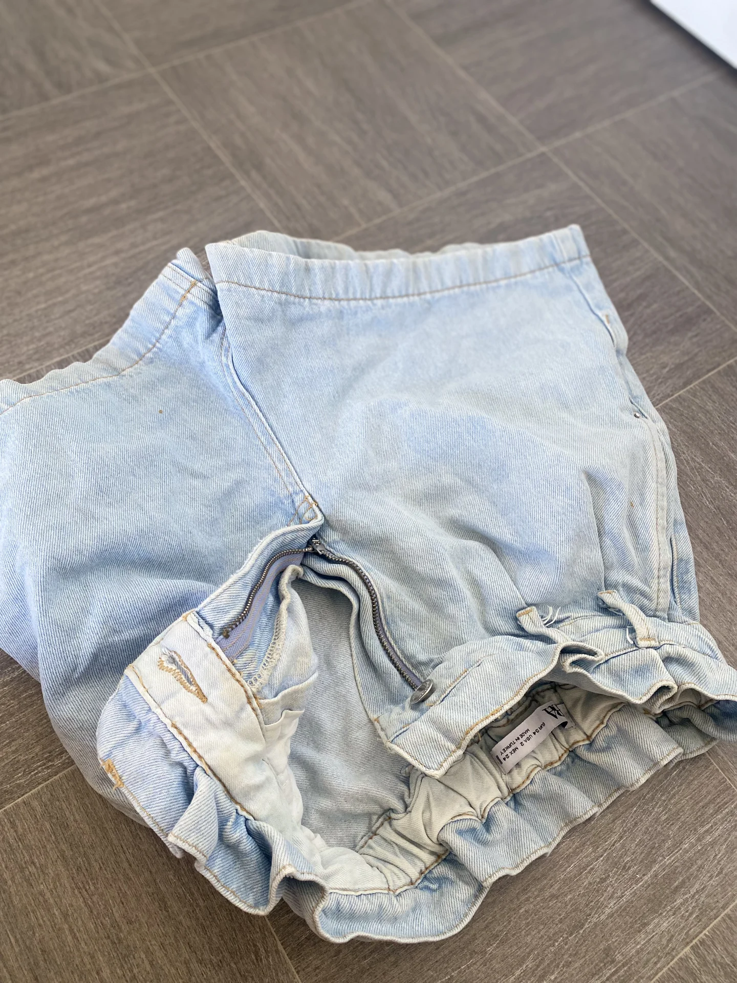 Джинсовые шорты Zara - миниатюра 4
