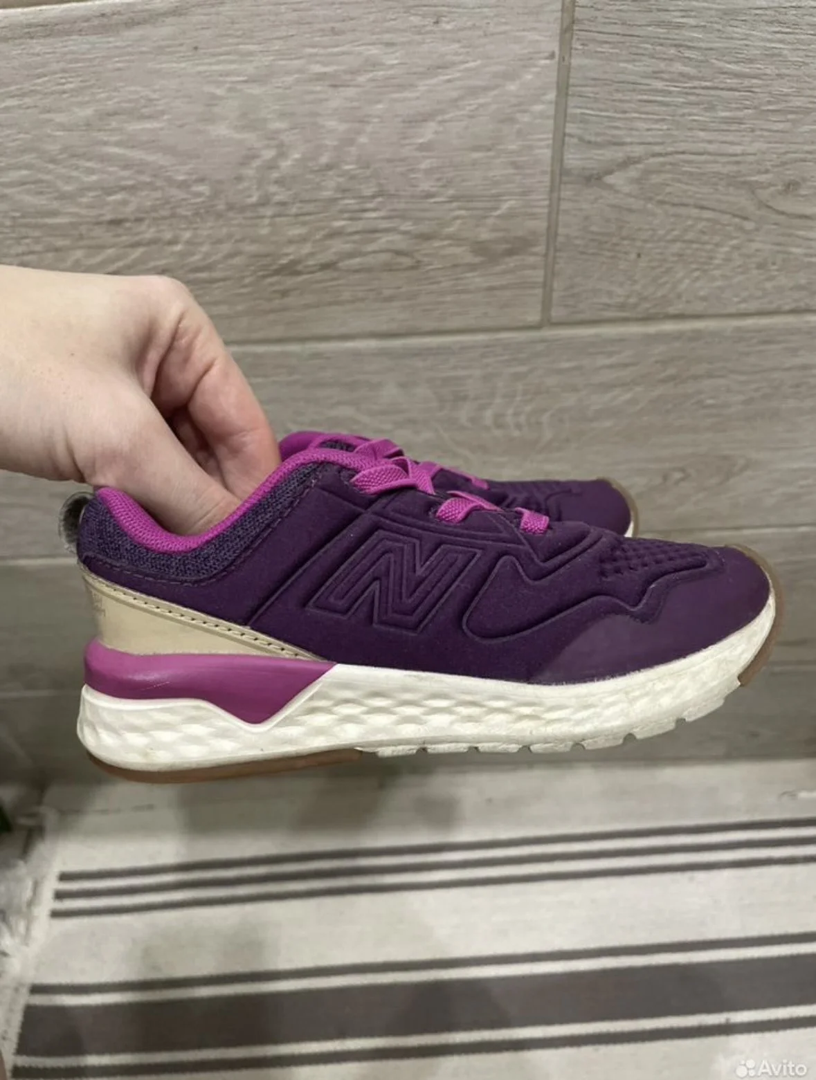 Кроссовки для девочки new balance 27 размер - изображение 1