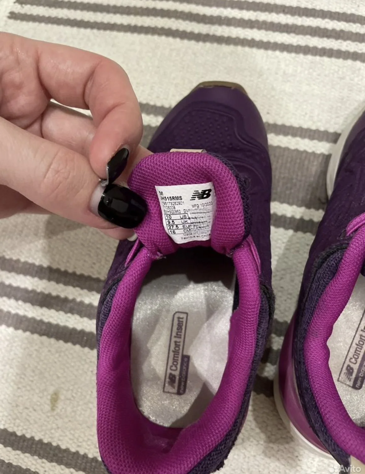 Кроссовки для девочки new balance 27 размер - миниатюра 3
