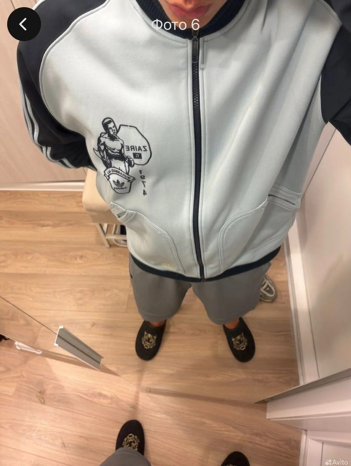 Adidas X Muhammad Ali Colab Zip Up Track Sweater - миниатюра 5