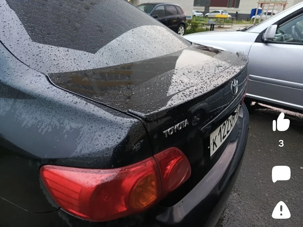 Липспойлер на Toyota Corolla 150 - миниатюра 4