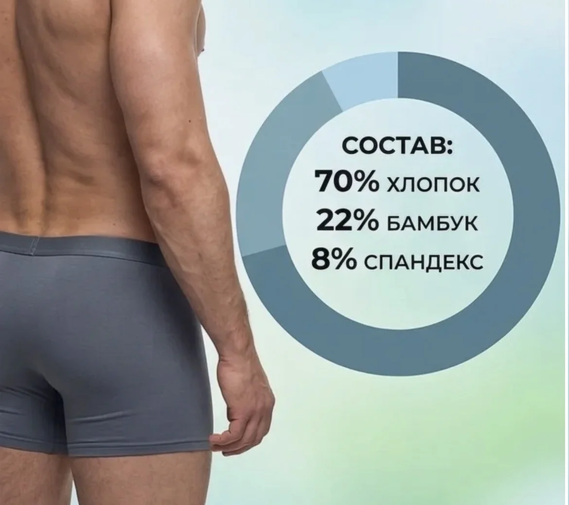 Трусы мужские 48-50 и 58-60 - миниатюра 2
