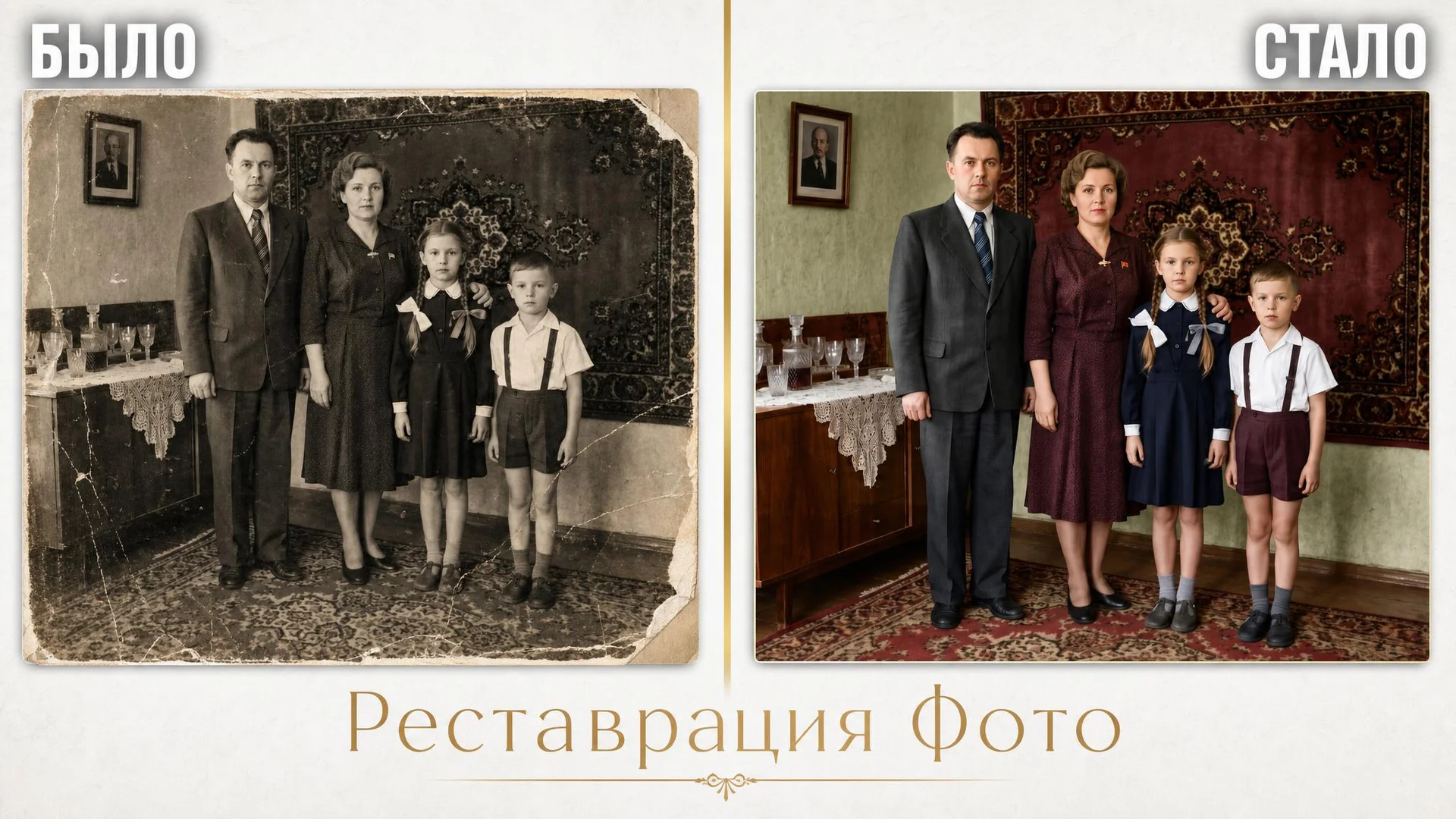 Реставрация и оживление старых фотографий - изображение 1