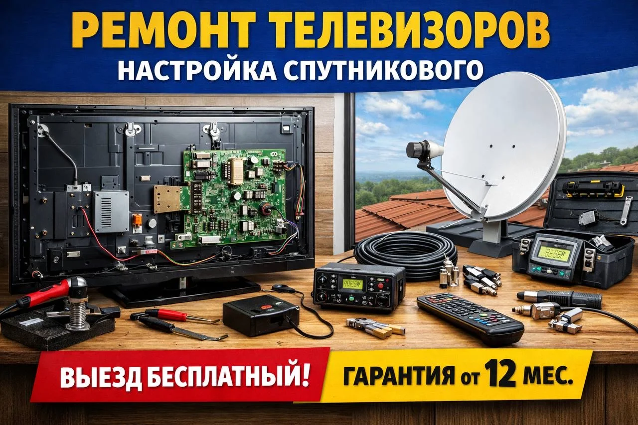 Ремонт телевизоров на дому - миниатюра 2