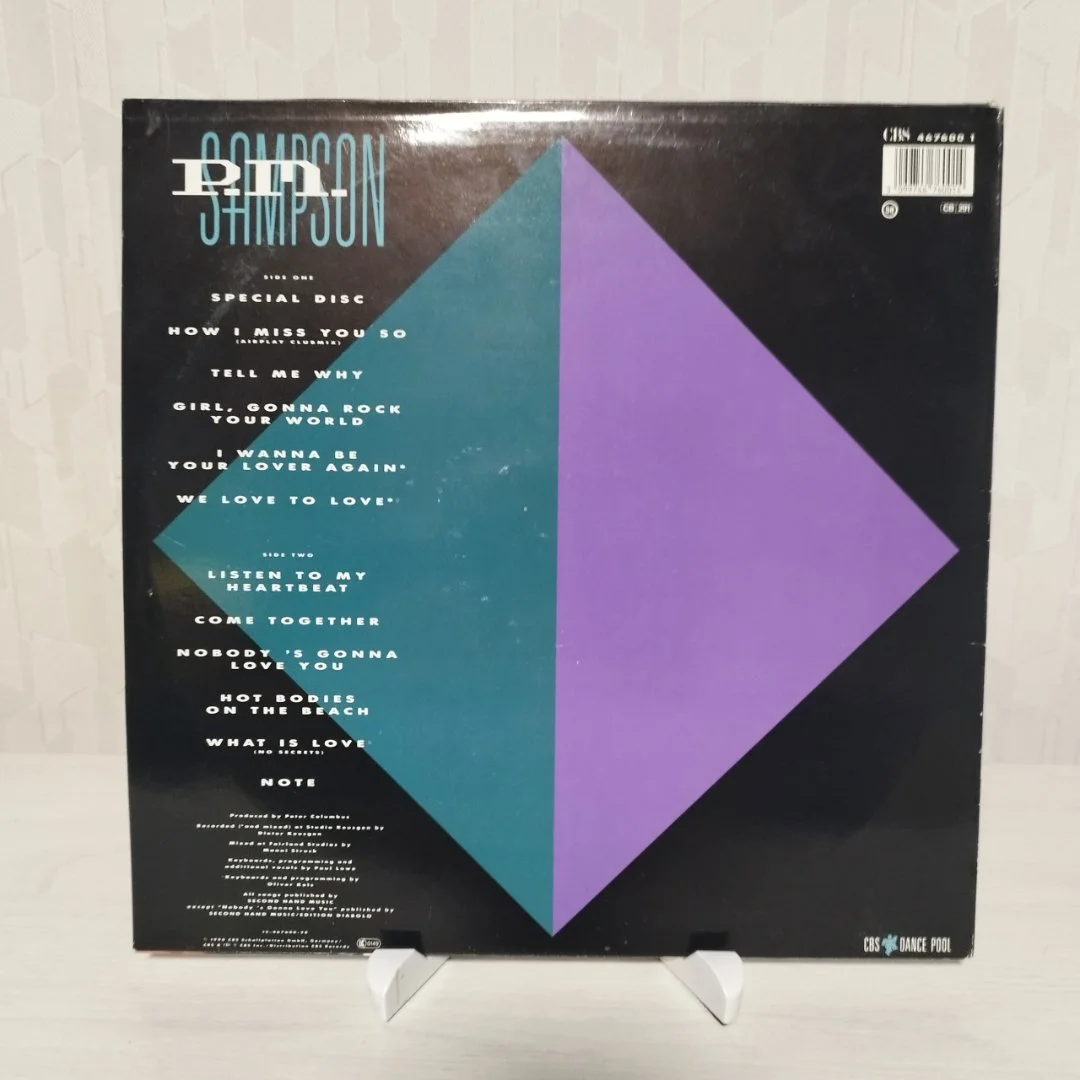 P.M. SAMPSON – Listen To My Heartbeat (LP) - миниатюра 2