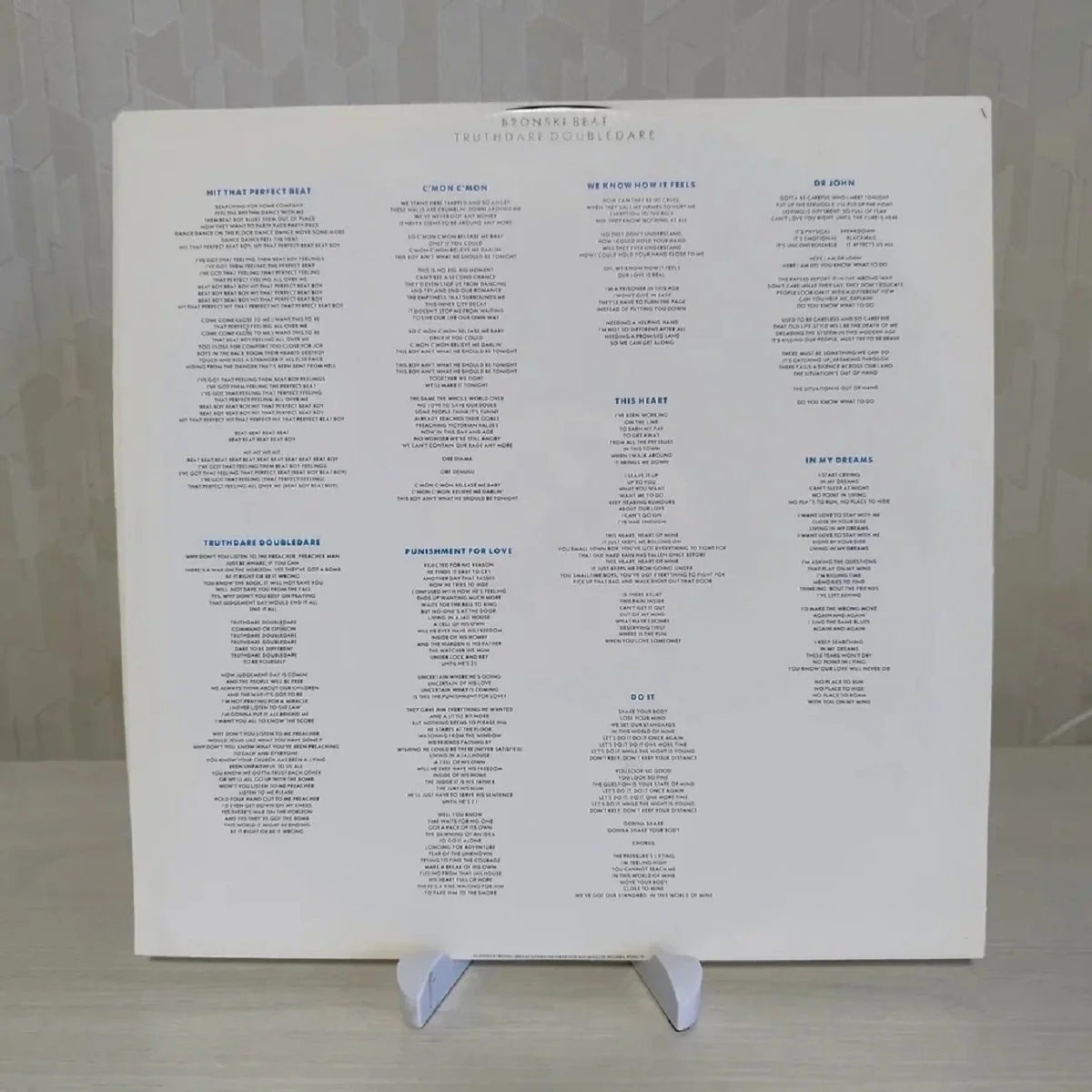 BRONSKI BEAT – Truthdare Doubledare (LP) - миниатюра 4