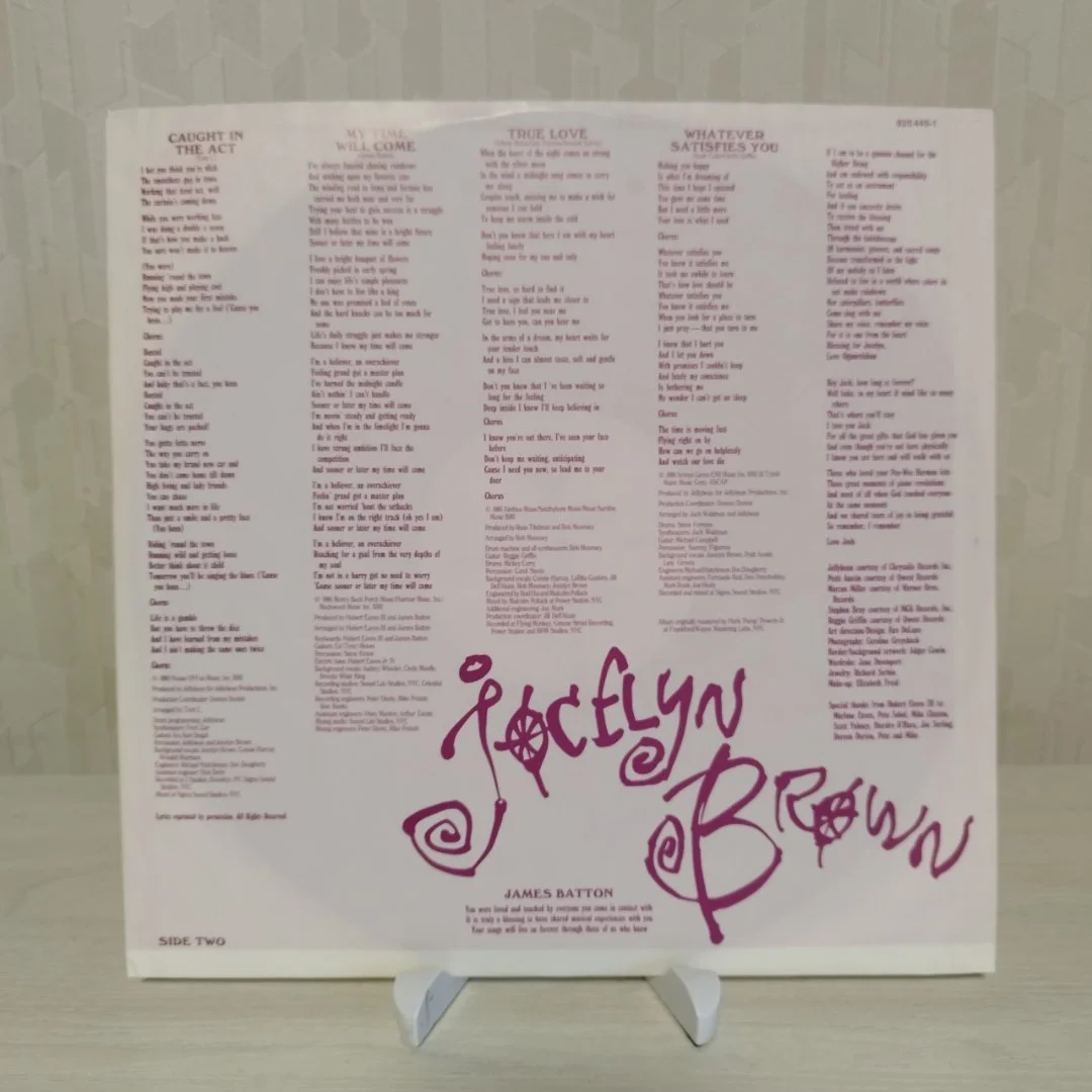 JOCELYN BROWN – One From The Heart (LP) - миниатюра 3