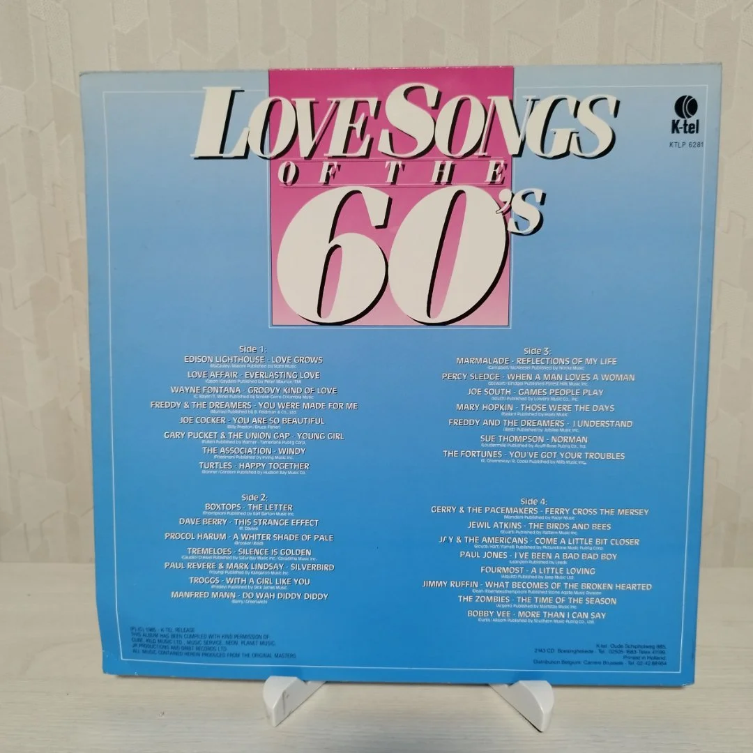 VARIOUS – Love Songs Of The 60's - Vol. 2 (2LP) - миниатюра 2