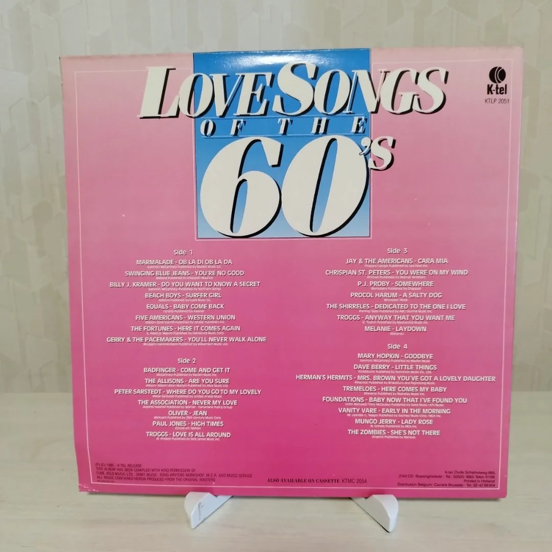 VARIOUS – Love Songs Of The 60's - Volume 1 (2LP) - миниатюра 2