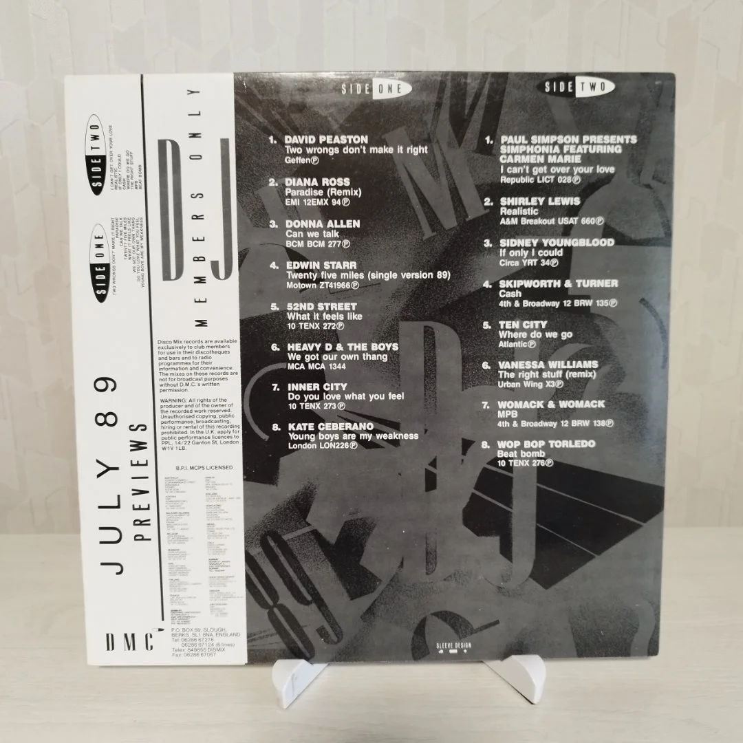 VARIOUS – July 89 - Previews (LP) - миниатюра 2