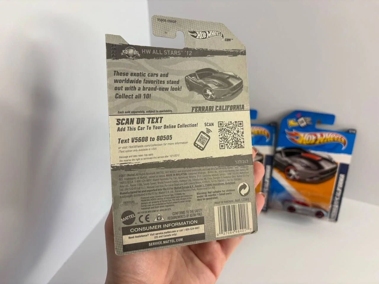 коллекционный автомобиль Hot Wheels — Ferrari Cali - миниатюра 4
