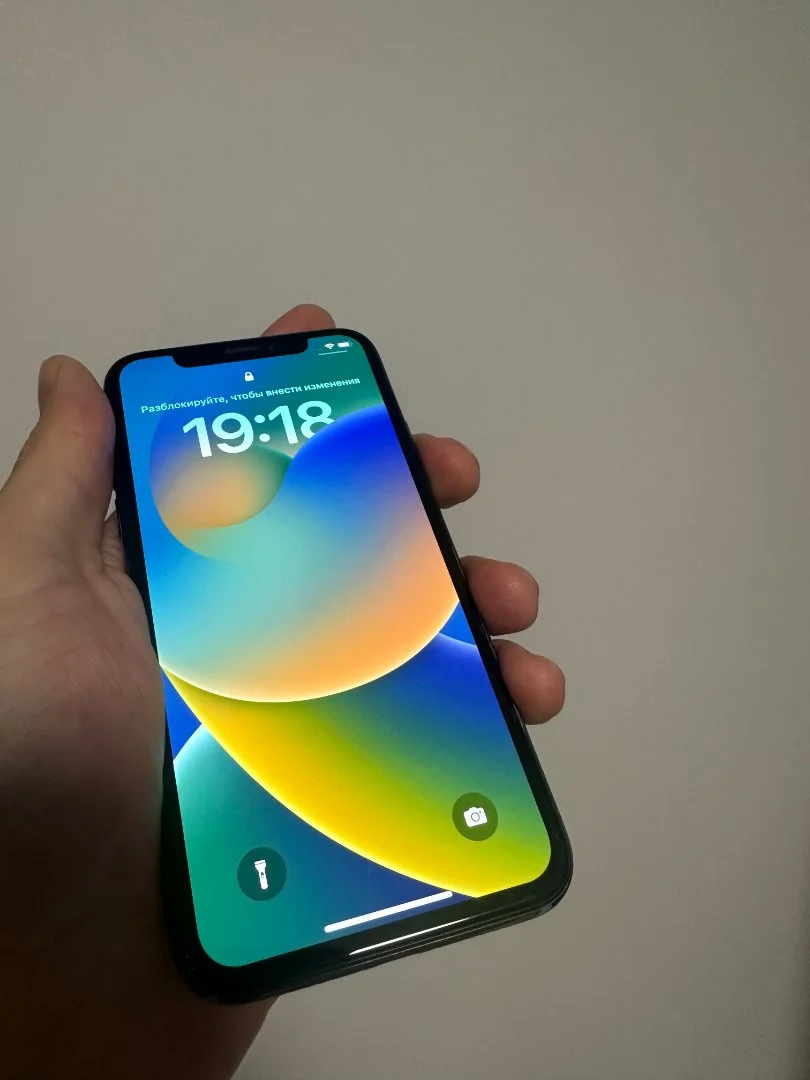 iPhone X 64 GB, чёрный, удовлетворительное состояние - миниатюра 4