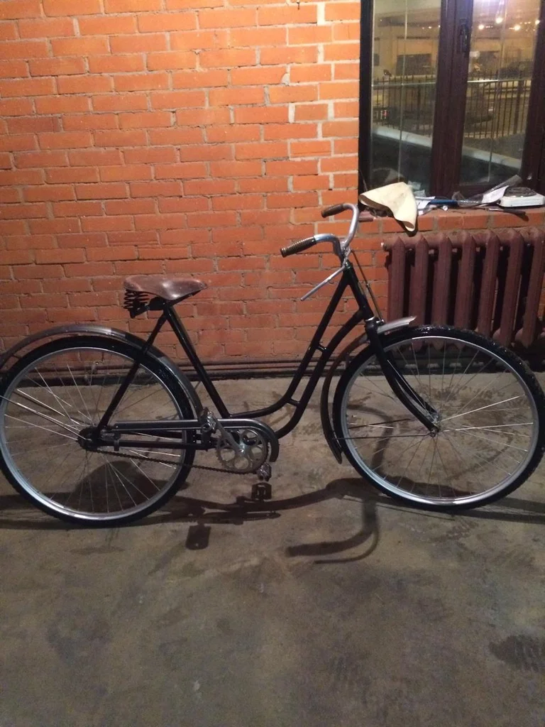 Велосипед MIFA ГДР дамский 28", оригинал, 1958–1968 гг. — винтаж, рабочий - изображение 1