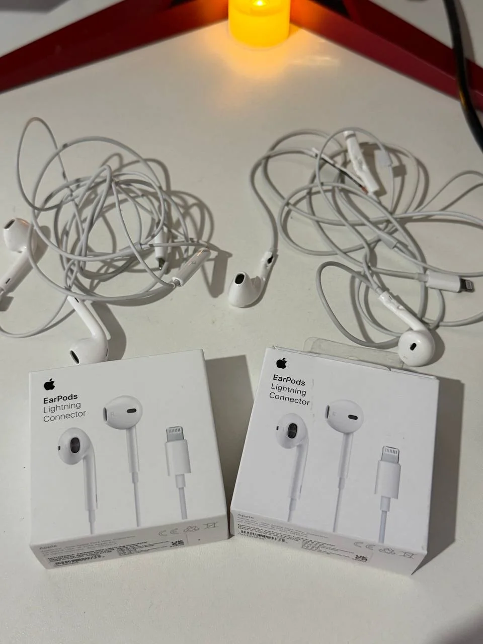 Наушники Apple Earpods lightning оригинал - миниатюра 4