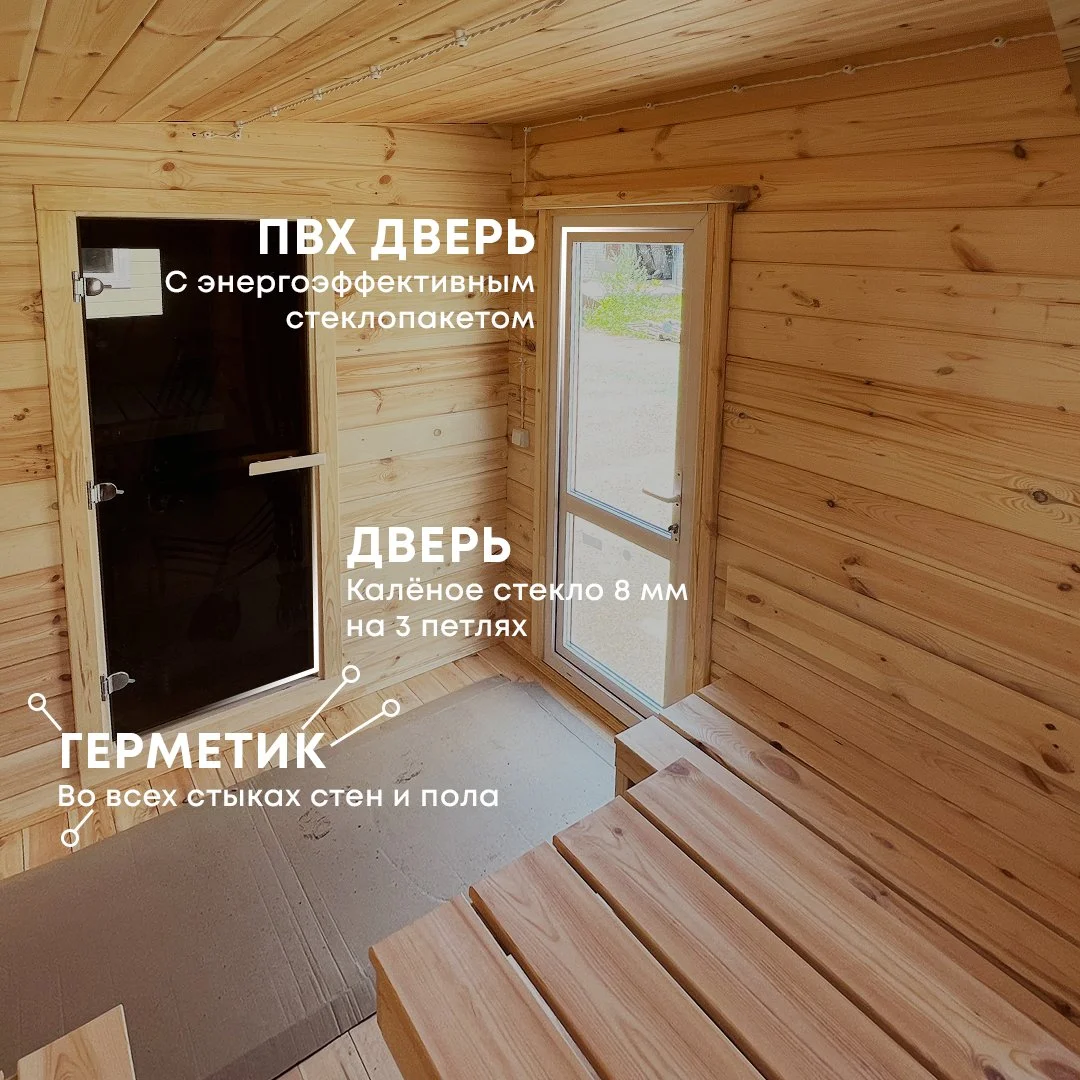 Утепленная Баня из минибруса под ключ - миниатюра 6